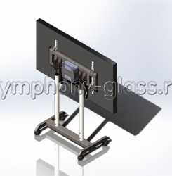 Интерактивный наклонный стол-стойка Техно